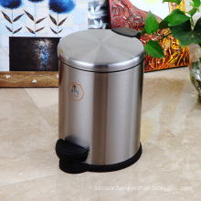 Stainless Steel Slow Down Close Dustbin (SR-5F)